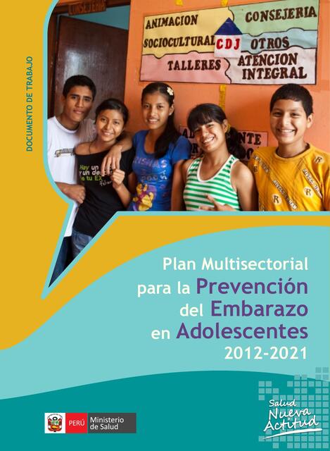 document plan multisectorial Embarazo adolescente 2012-2021