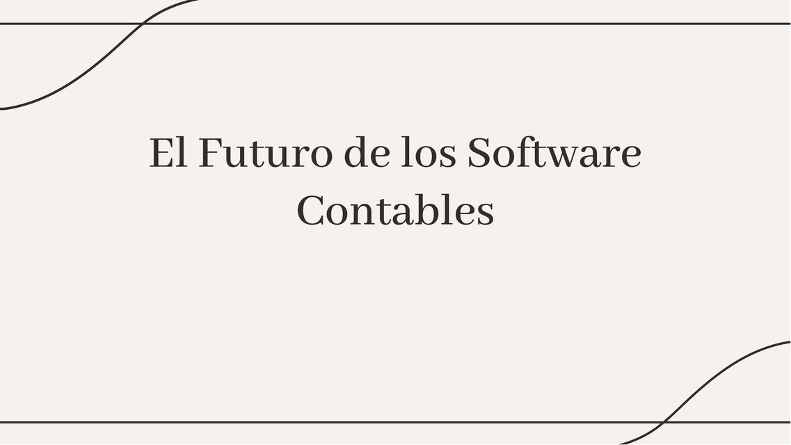 El futuro de los software contables