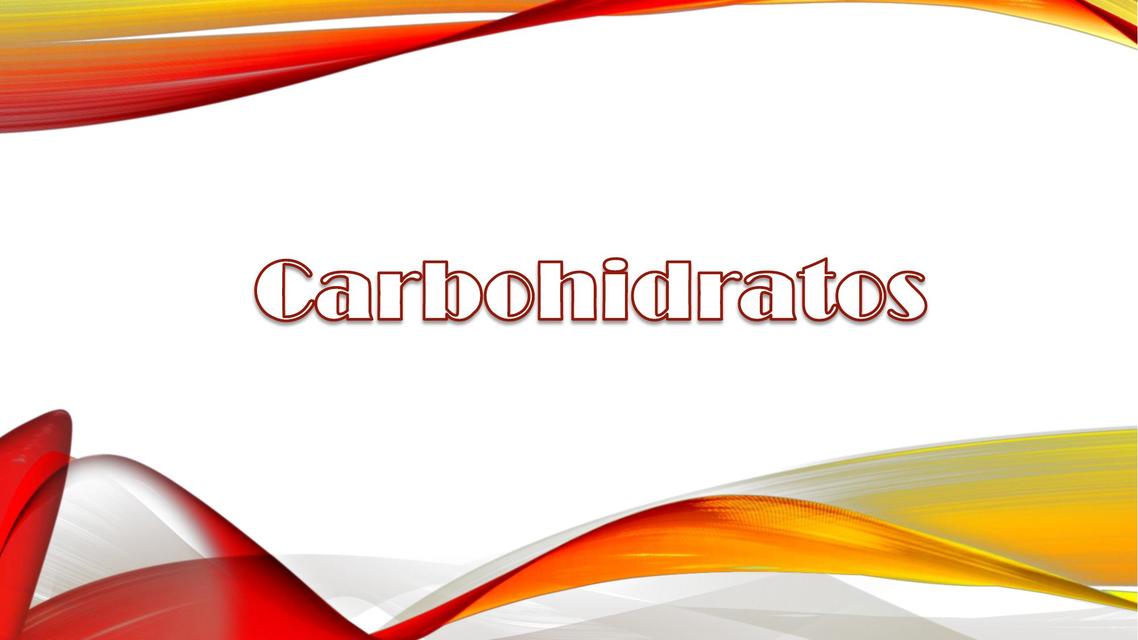 Carbohidratos