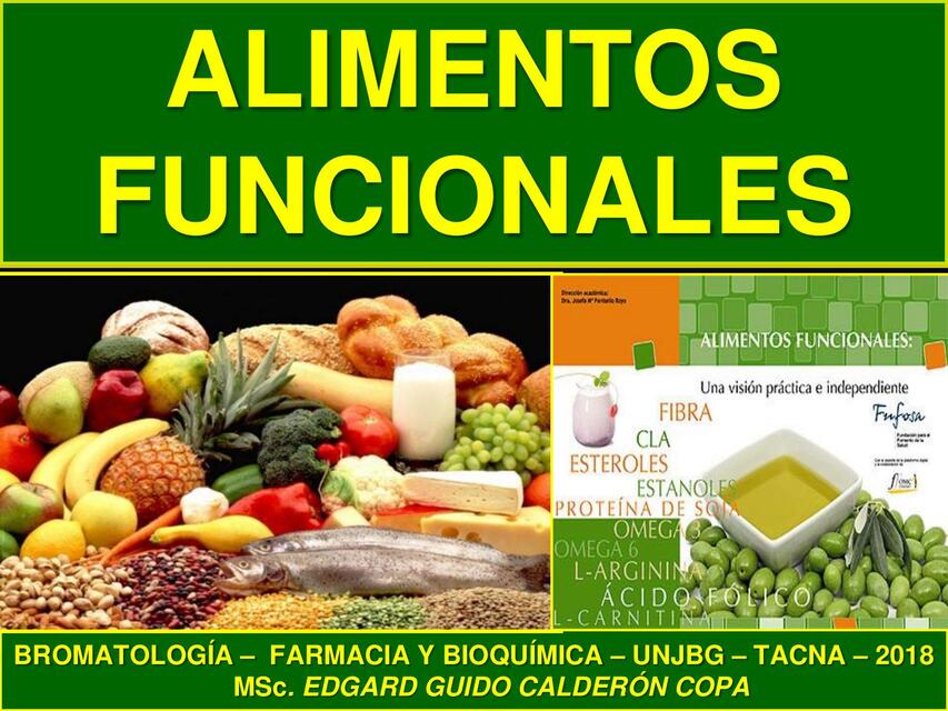 ALIMENTOS FUNCIONALES