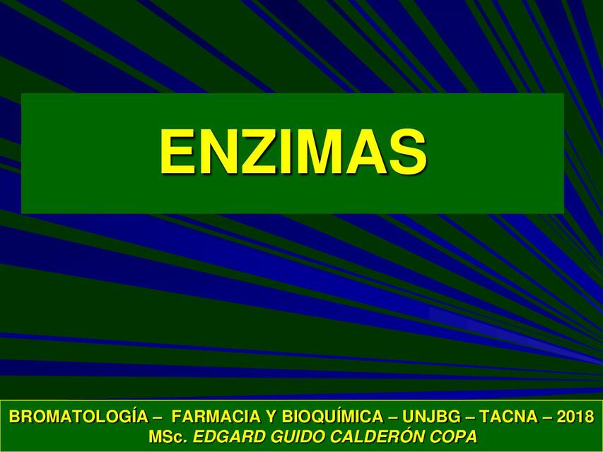 ENZIMAS