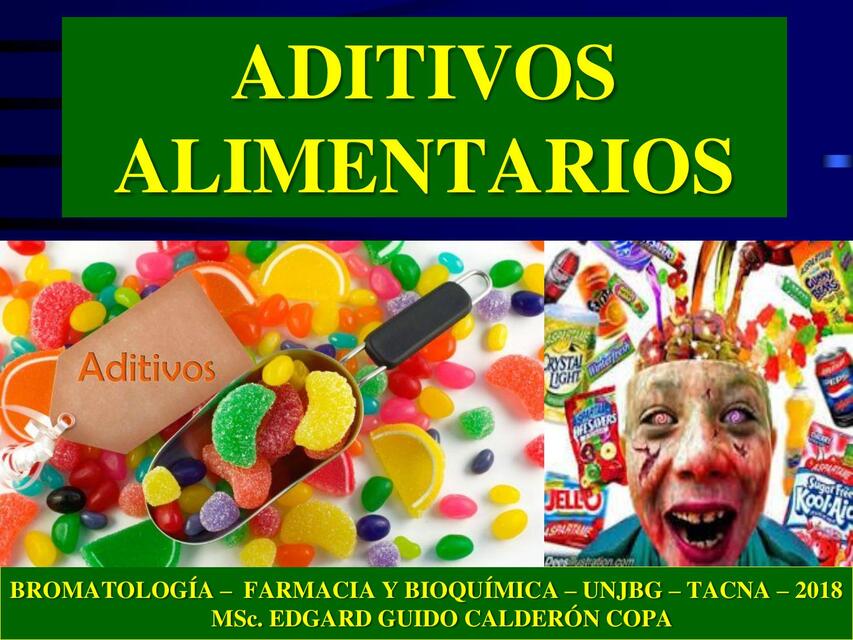 ADITIVOS ALIMENTARIOS