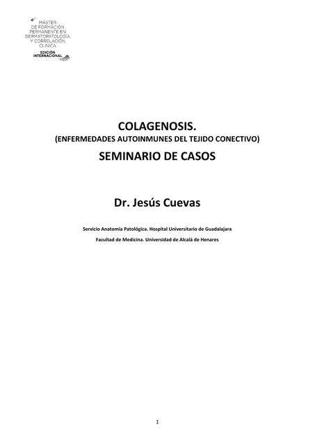 52 Seminario de casos Colagenosis Dr Jesus Cuevas