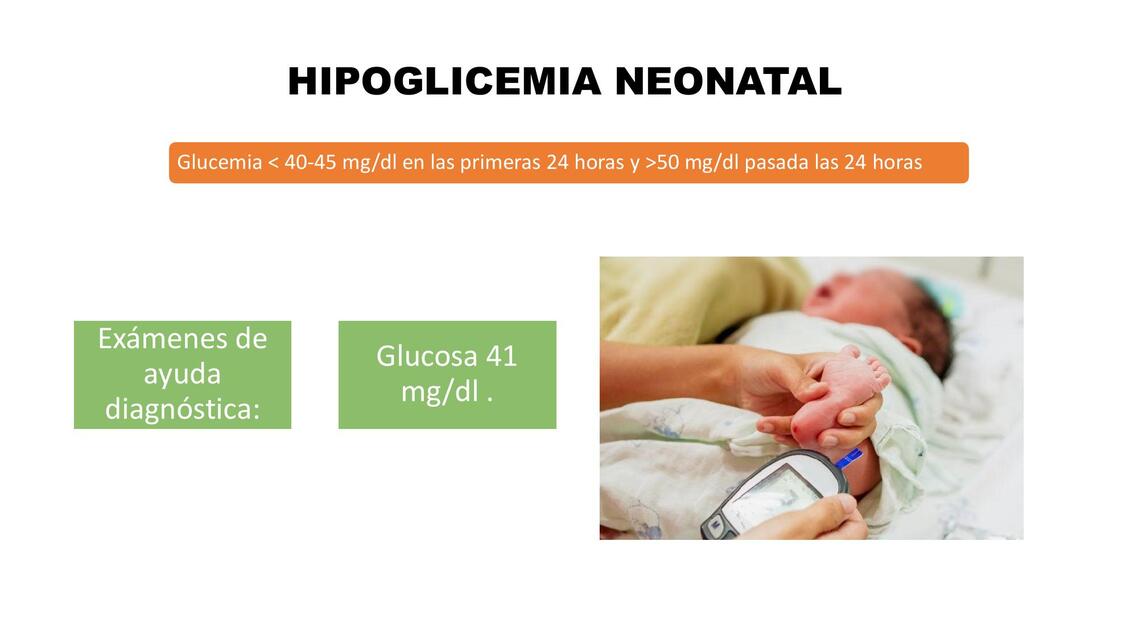 Hipoglicemia neonatal