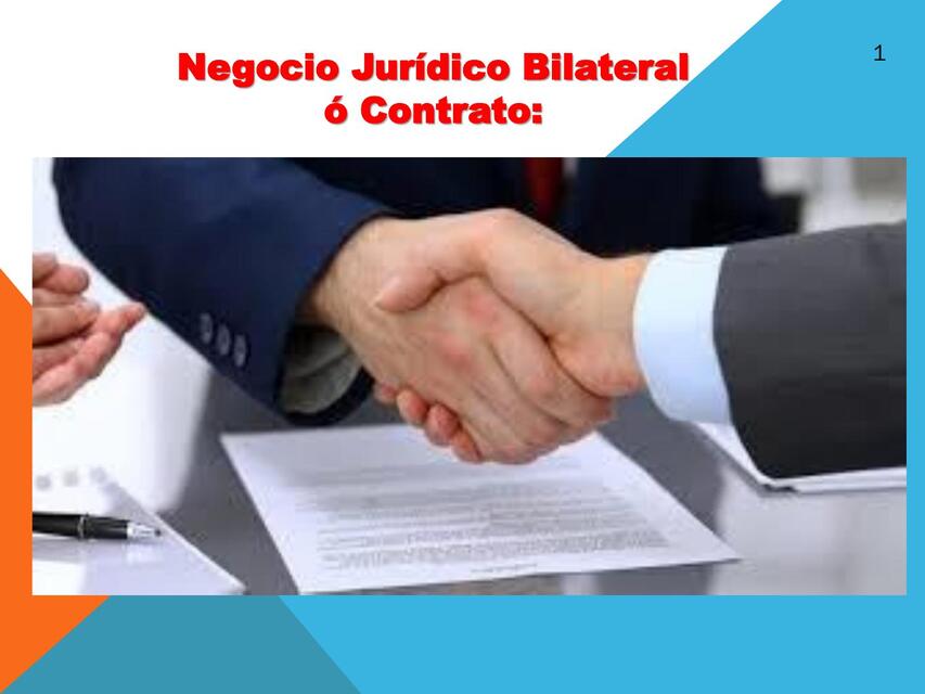 5 NEGOCIOS JURÍDICOS BILATERALES O CONTRATOS Autog