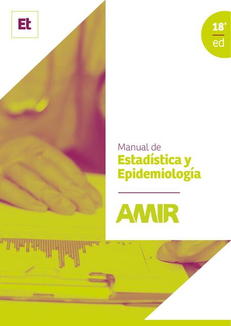 Estadística i Epidemiologia AMIR 18ed