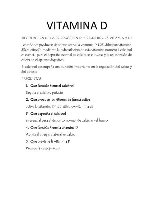 VITAMINA D