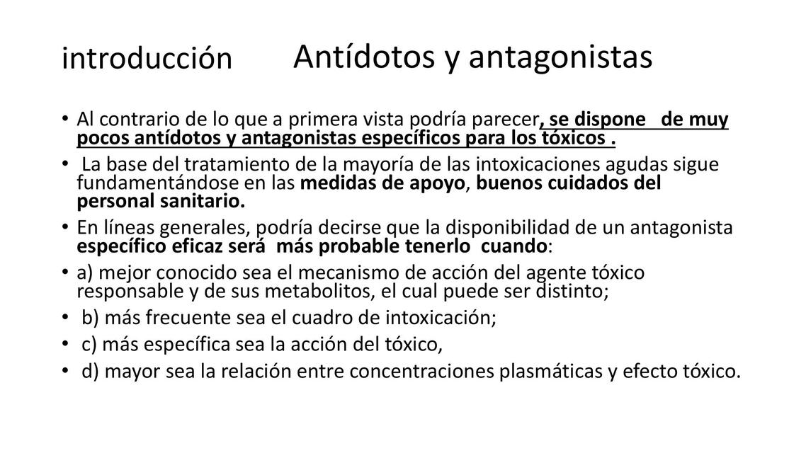 ppt 15 antidotos y antagonistas