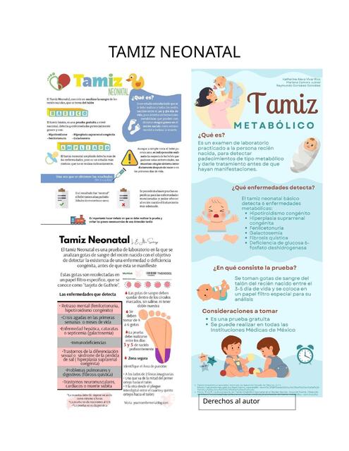 Tamiz Neonatal