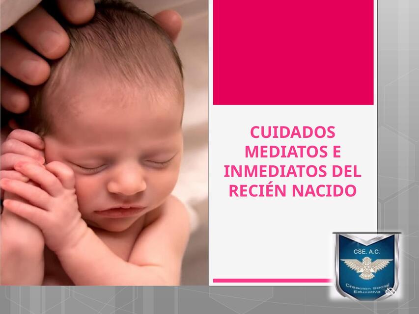 CUIDADOS MEDIATOS E INMEDIATOS DEL RECIÉN NACIDO | monserrat garnica