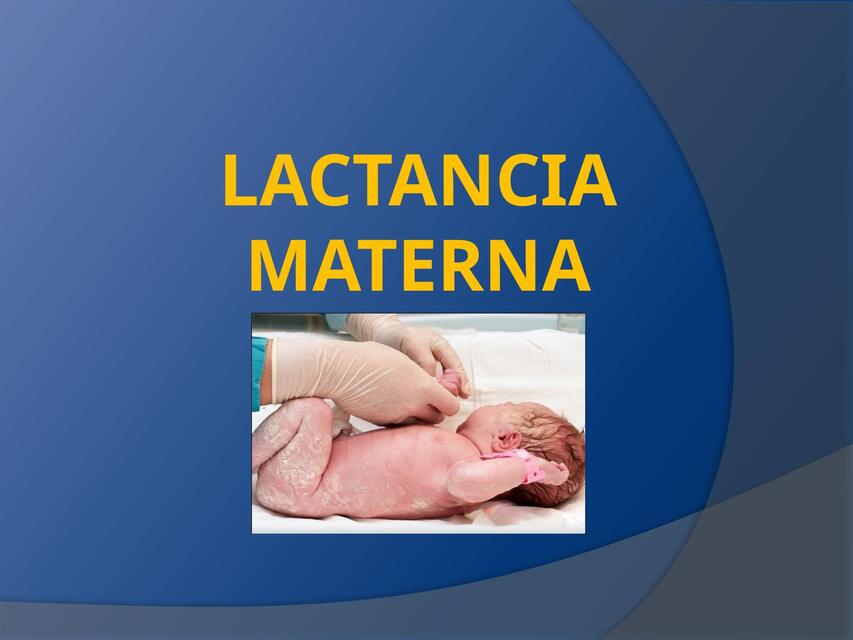 Lactancia Materna