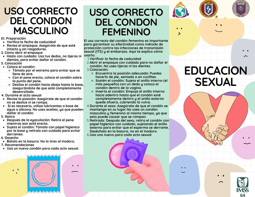 Folleto Tríptico Educación Sexual