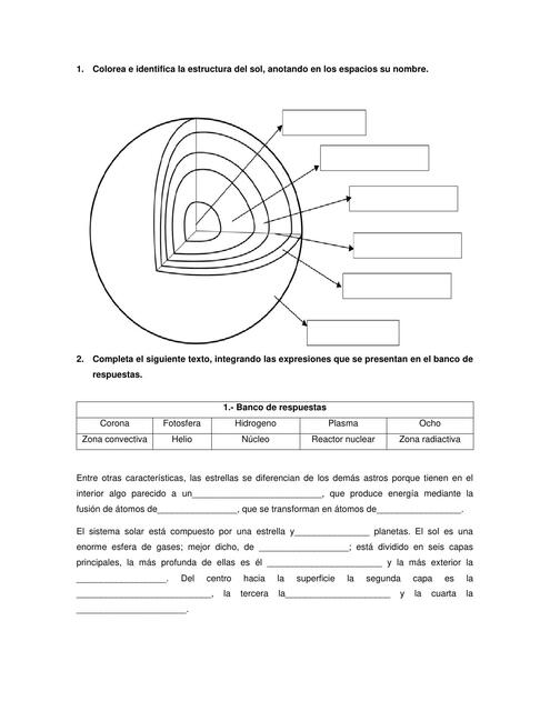 Act estructura del sol