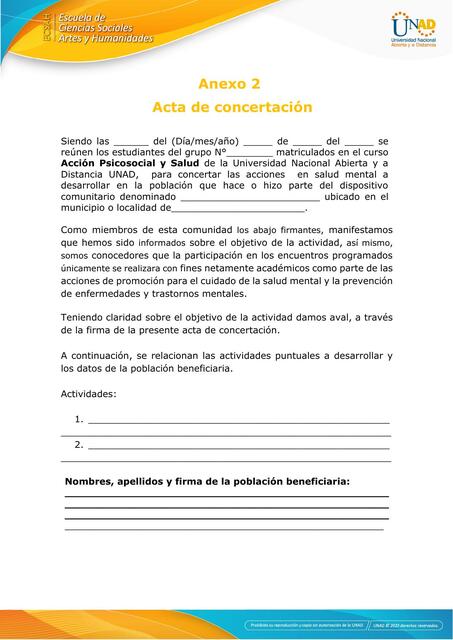 Anexo 2 Acta de concertación