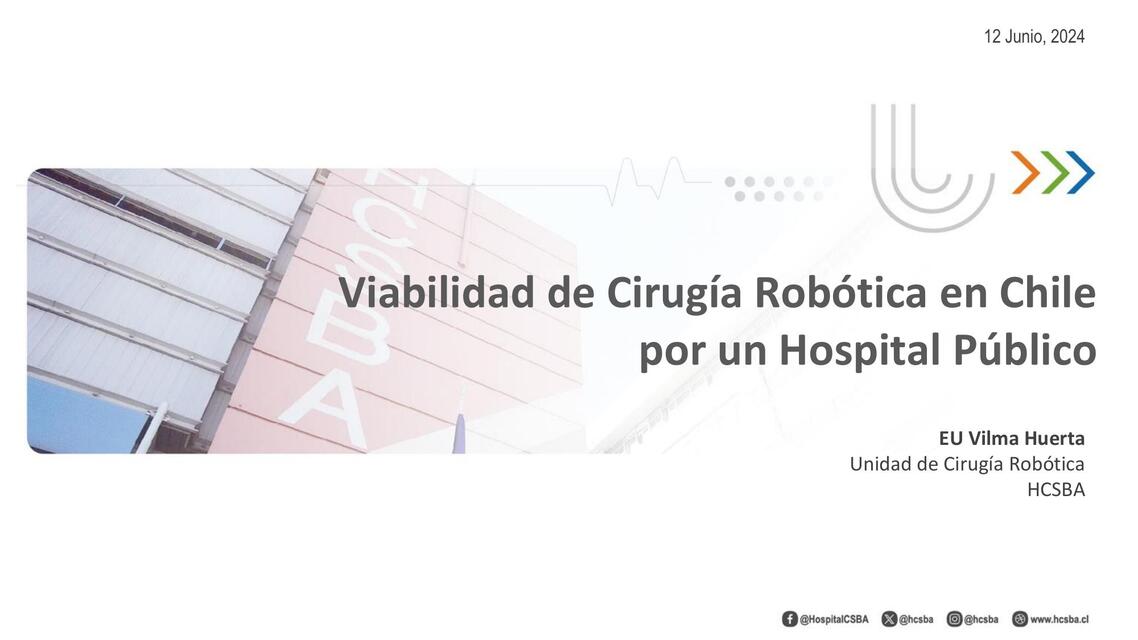 Viabilidad de Cirugía Robótica en Chile