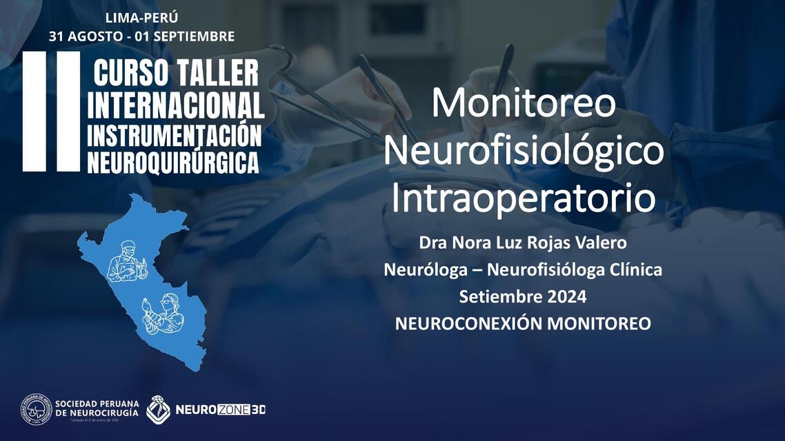 Monitoreo Neurofisiológico Intraoperatorio