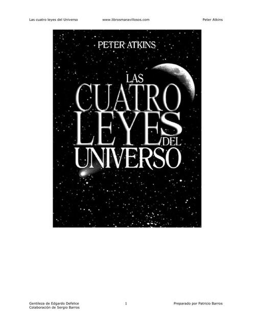 Libro 00 Las cuatro leyes del Universo Peter Atkin