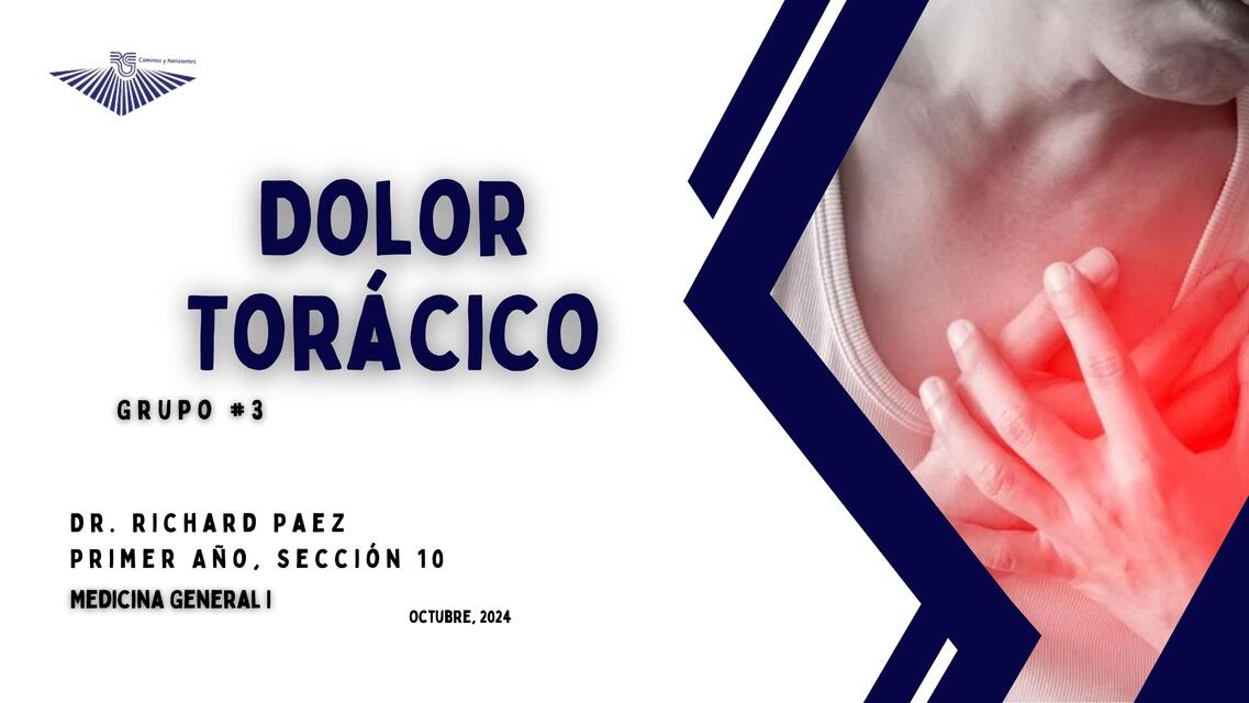 Presentación de Dolor Torácico