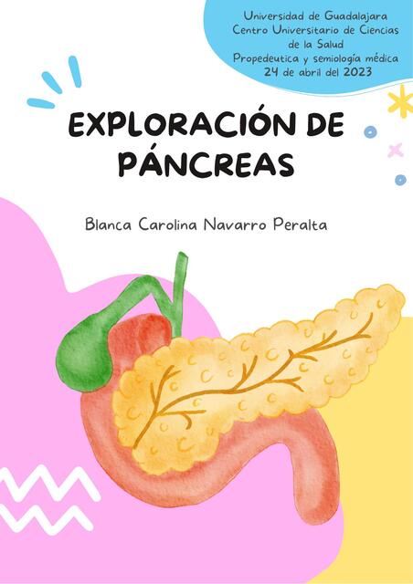 Exploración de páncreas