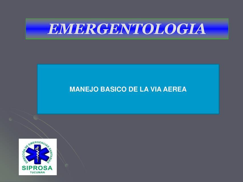 manejobasico via aerea