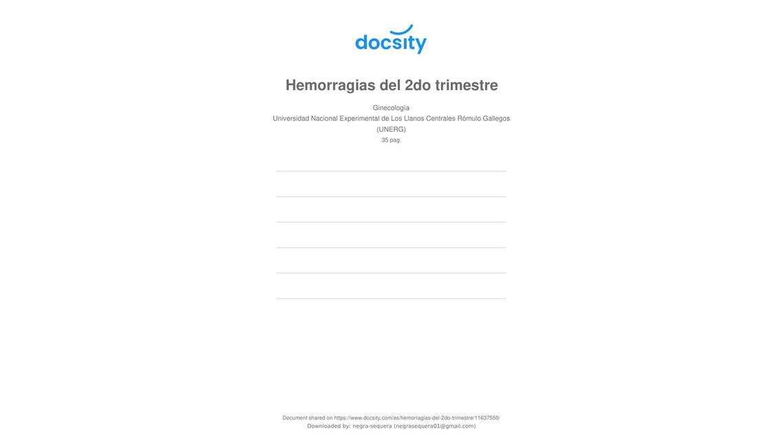 docsity hemorragias del 2do trimestre