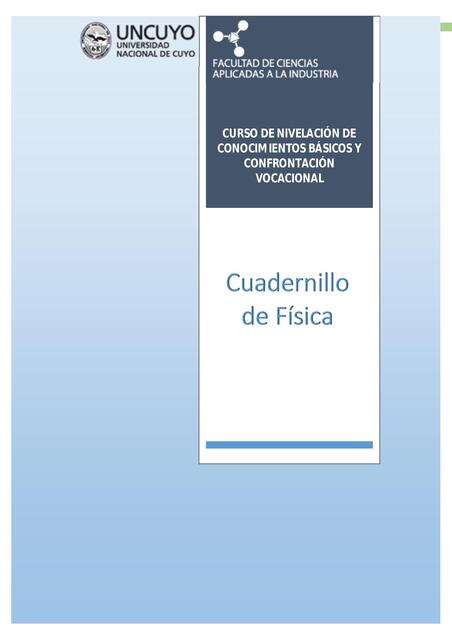 cuadernillo ingreso fisica