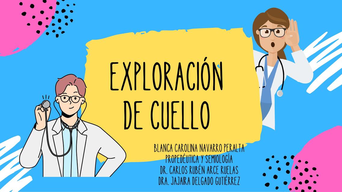 Exploración de cuello - Presentación