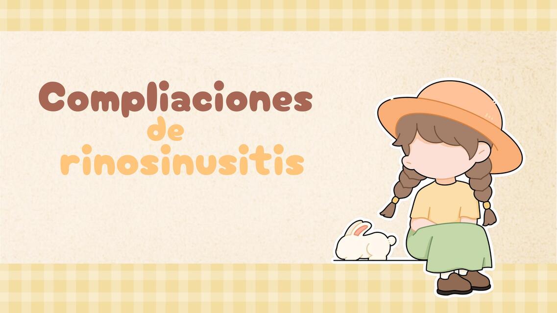 Complicaciones de rinusinusitis