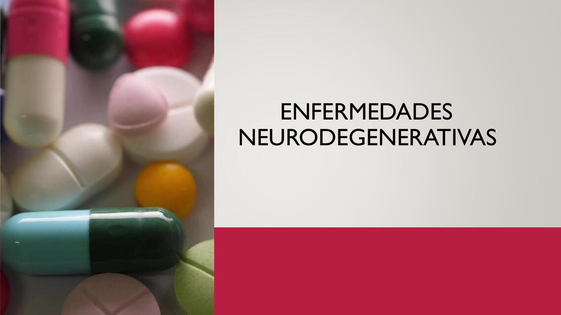 Enfermedades neurodegenerativas 