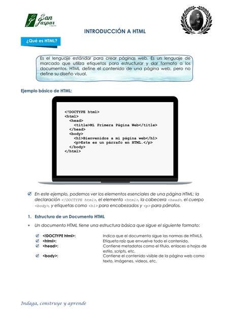 Sesion 2 Introduccion a HTML alumnos