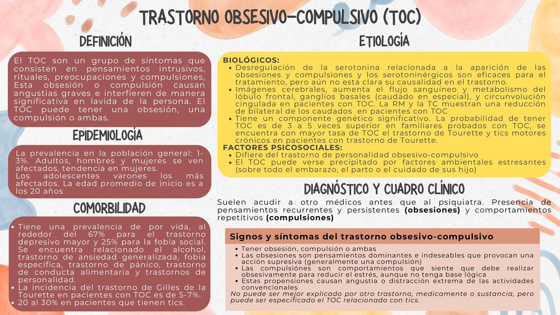 Trastorno obsesivo compulsivo TOC