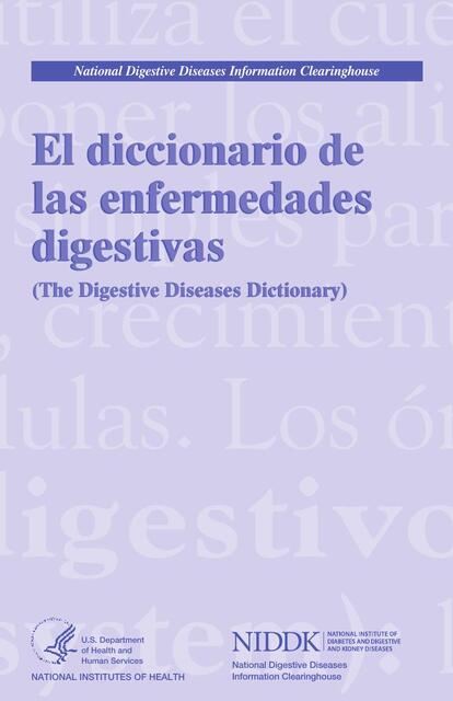 14 El diccionario de las enfermedades digestivas a