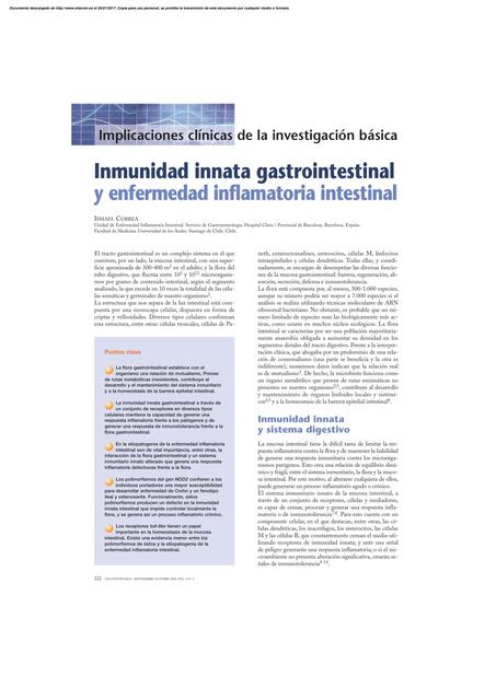 inmunidad gastrointestinal