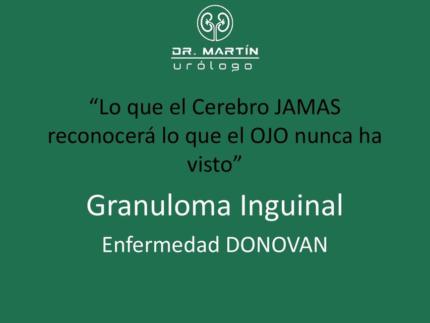 Granuloma Inguinal