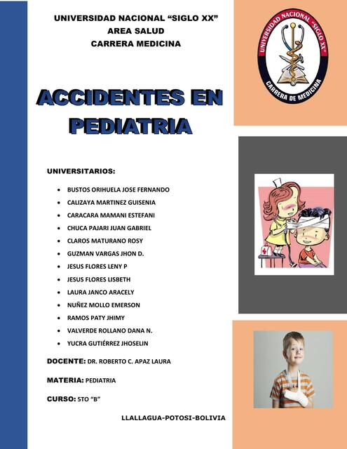 ACCIDENTES EN PEDIATRIA