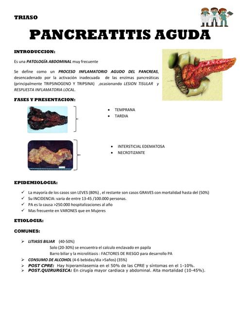 PANCREATITIS AGUDA