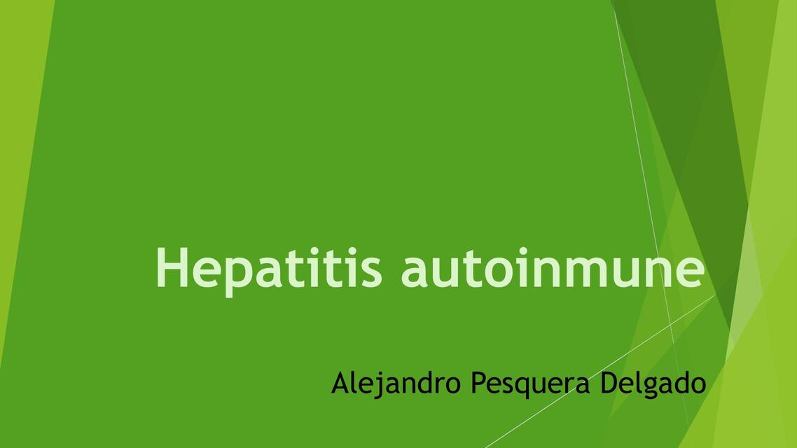 Hepatitis Autoinmune Expo