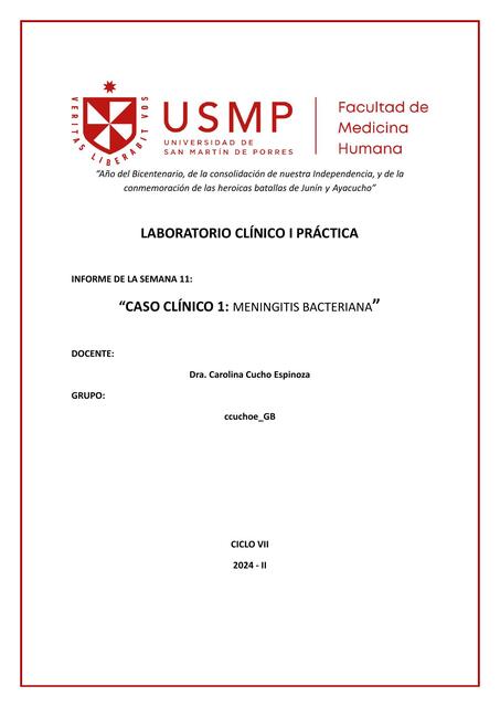 SEM 11 CC1 LAB MENINGITIS BACTERIANA