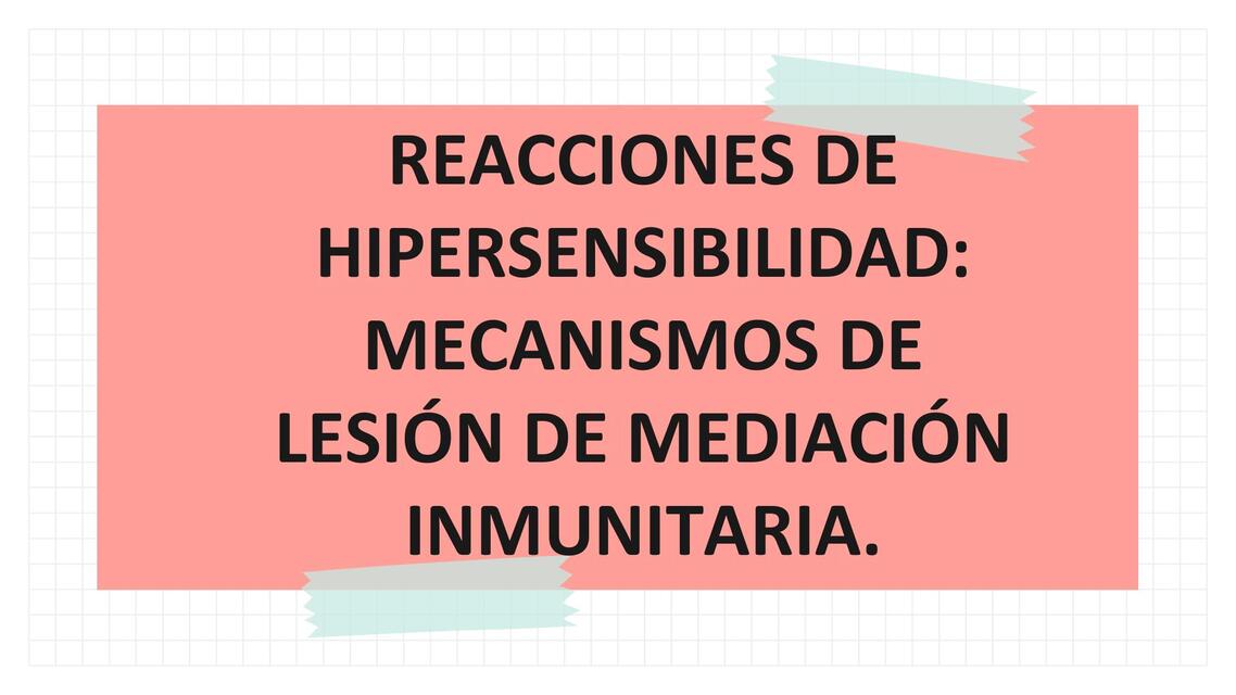 reacciones de hipersensibilidad