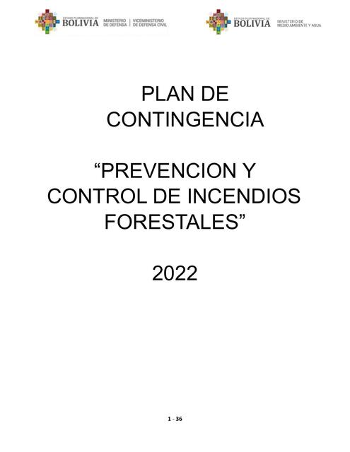 2 PLAN DE CONTINGENCIA PREVENCION Y CONTROL DE INC