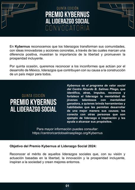 Premio Kybernus al Liderazgo Social 2024