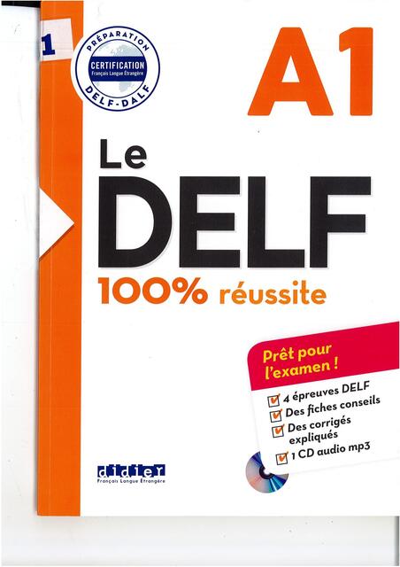 Libro preparación para DELF Reussite A1