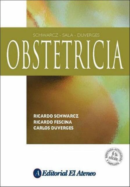 Obstetricia de Schwarcz 6ta Edicion