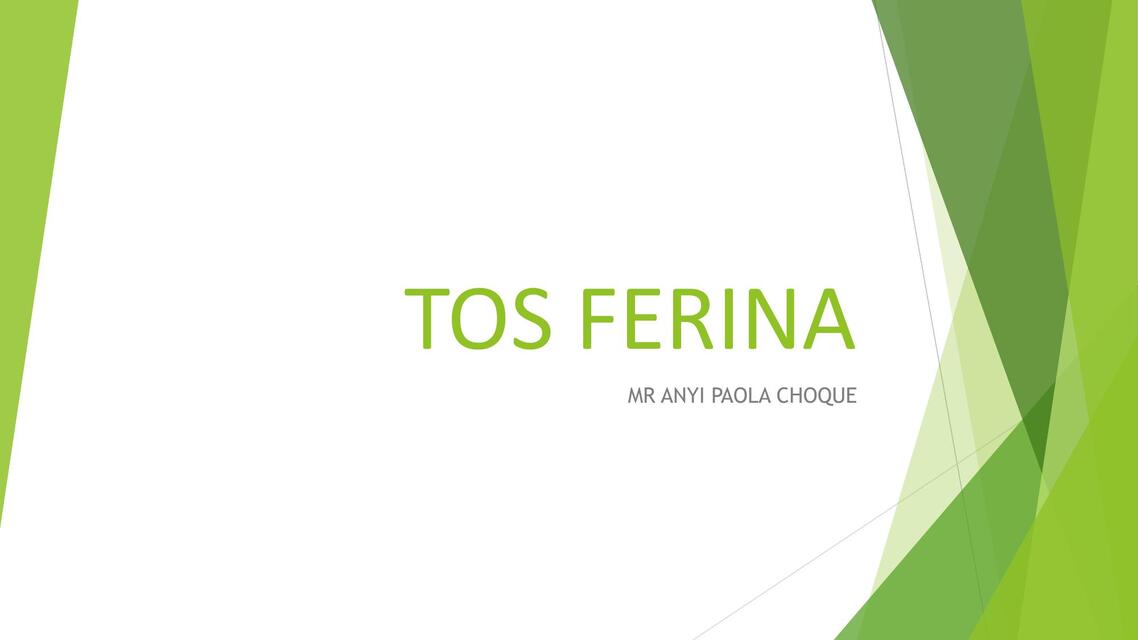 tos ferina