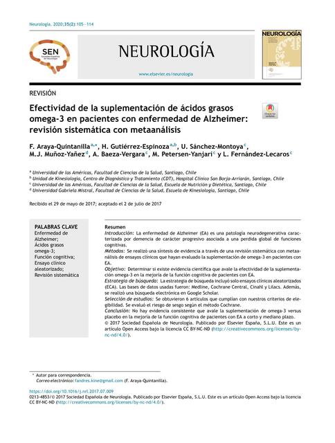 Lectura 11 Omega 3 y enfermedades neurodegenerativ