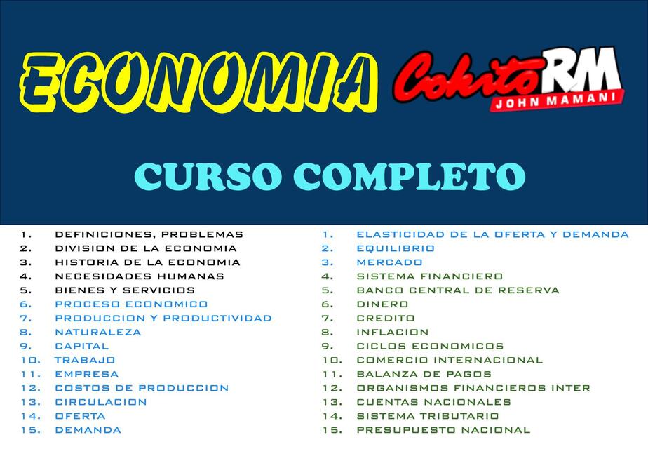 ECONOMIA RESUMEN 1