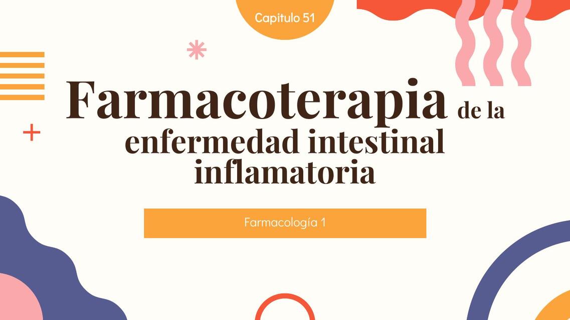 Farmacoterapia Enfermedad Inflamatoria Intestinal