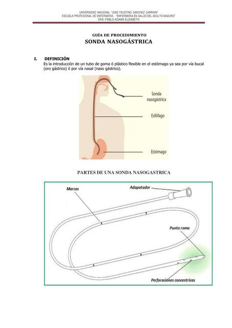 Guia de procedimiento SNG DOCTORA