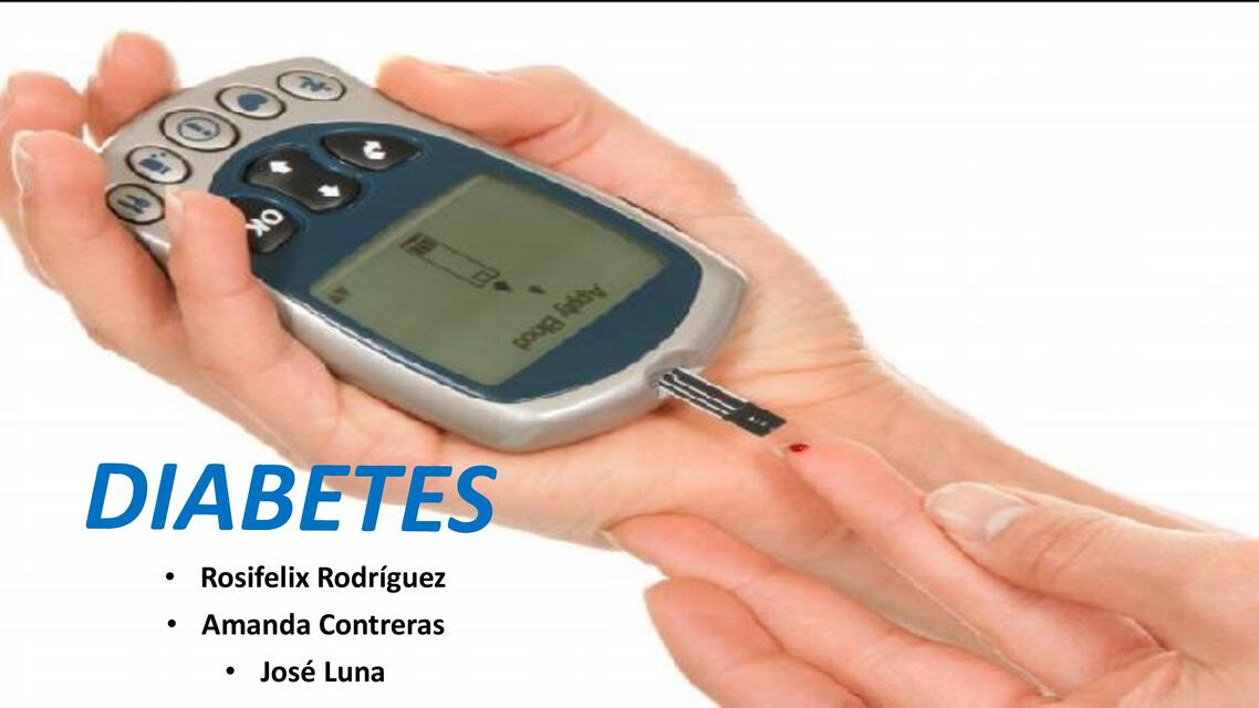 Expocision de diabetes