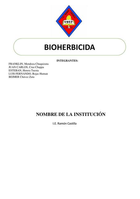 PROYECTO BIOHERBICIDA OFI 1